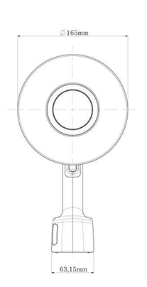 Ezray Air - Dimensiones Vista Frontal